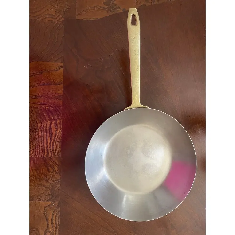 Paul Revere Vintage Ware 1776/1976 Copper Brass10 1/2”Skillet Frying Pan